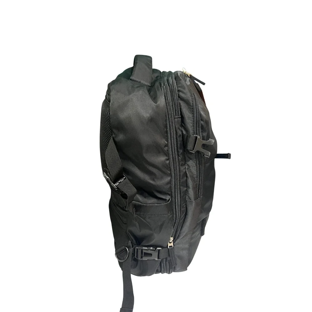 BAGODI Travel Backpack Unisex Large Black Multi-Functional Carry-On Luggage NEW